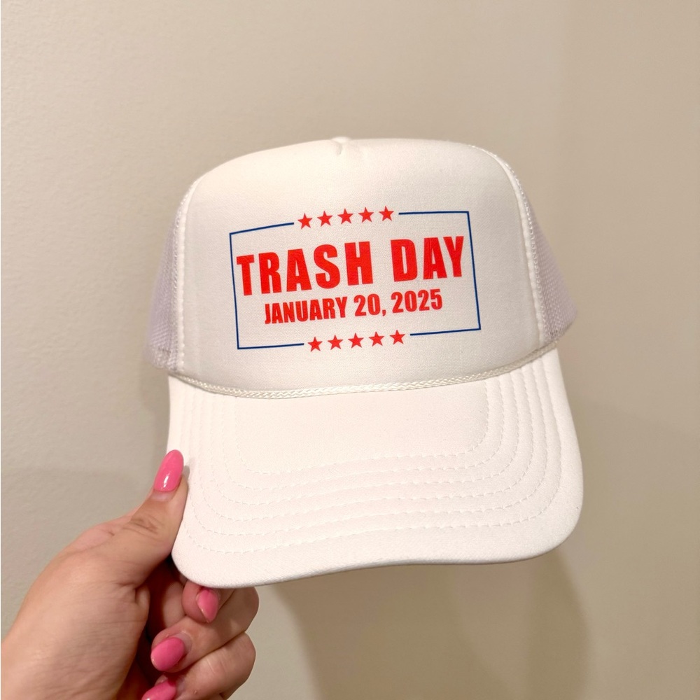 Trump Trash Day Trucker Hat